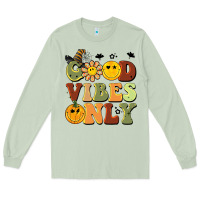 Matcha halloween good vibes only Long Sleeve Tee - BarkalooDesign