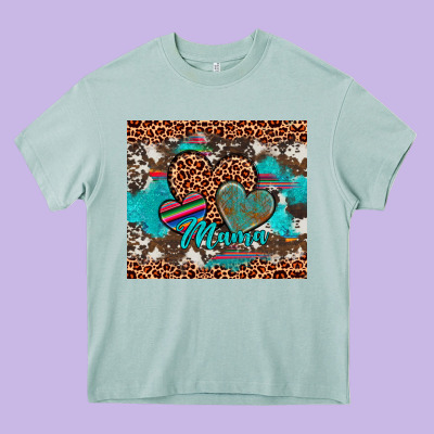 Hearts Mama Heavy Core Tee Designed By Artiststas