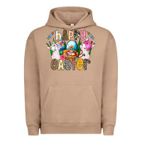 Pigment Burro Happy Easter Urban Hoodie - CowhideDigitalArt