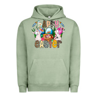 Pigment Oil Green Happy Easter Urban Hoodie - CowhideDigitalArt