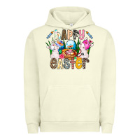 Pigment Pistachio Happy Easter Urban Hoodie - CowhideDigitalArt
