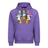 Tulip Happy Easter Urban Hoodie - CowhideDigitalArt