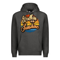 Charcoal Heather Walking on Sunshine Premium Hoodie - JahusDesignShop