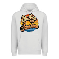 Dove Grey Walking on Sunshine Premium Hoodie - JahusDesignShop