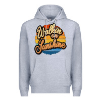 Heather Grey Walking on Sunshine Premium Hoodie - JahusDesignShop