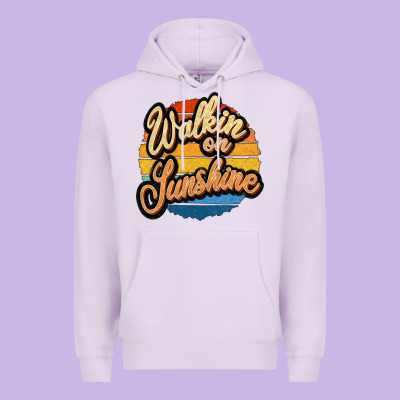 Walking On Sunshine Premium Hoodie Designed By Jahusdesignshop