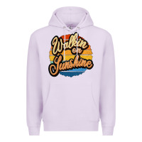 Lilac Walking on Sunshine Premium Hoodie - JahusDesignShop