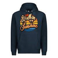 Navy Walking on Sunshine Premium Hoodie - JahusDesignShop