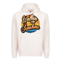 Pale Pink Walking on Sunshine Premium Hoodie - JahusDesignShop