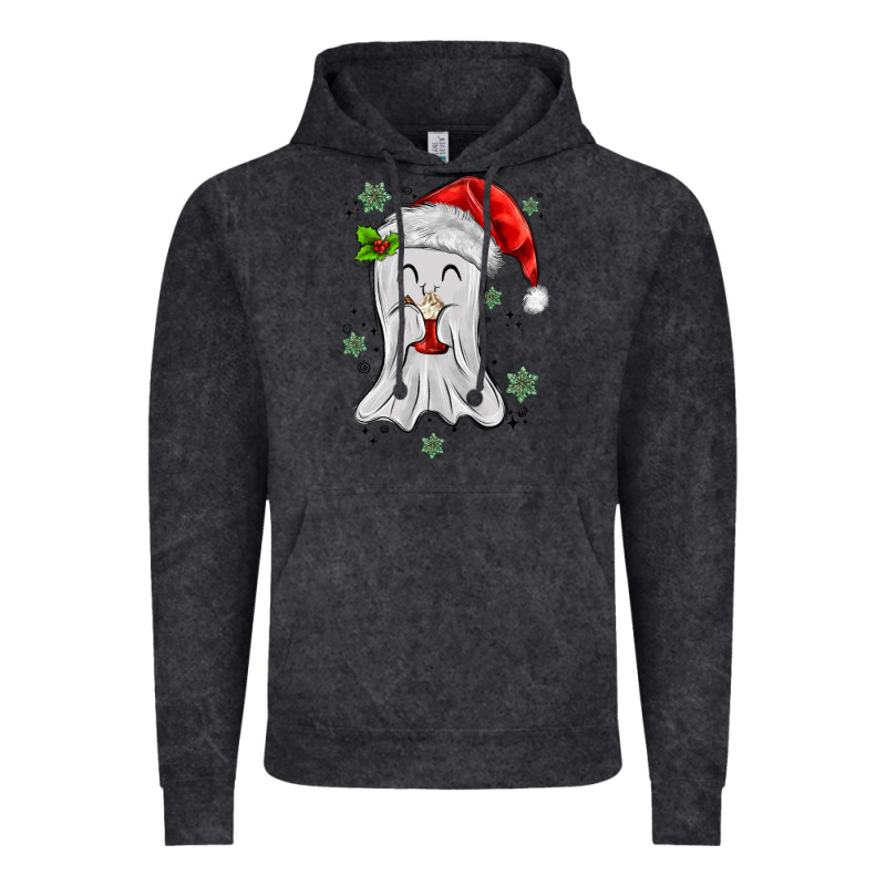 Merry Christmas Ghost Vintage Hoodie by MaliasSmallBusiness | Teevron