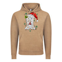 Vintage Coffee merry christmas ghost Vintage Hoodie - MaliasSmallBusiness