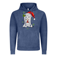 Vintage Denim merry christmas ghost Vintage Hoodie - MaliasSmallBusiness