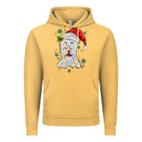 Vintage Mustard merry christmas ghost Vintage Hoodie - MaliasSmallBusiness