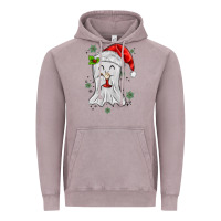Vintage Zinc merry christmas ghost Vintage Hoodie - MaliasSmallBusiness