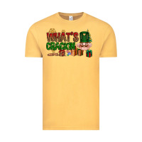 Vintage Mustard What's crackin Christmas Vintage Tee - NancyCooperArtShop