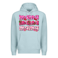 Blue Mist Mama mama mama mother's day Premium Hoodie - HowdyJamesFarm