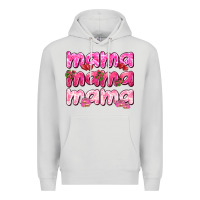 Dove Grey Mama mama mama mother's day Premium Hoodie - HowdyJamesFarm