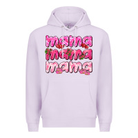 Lilac Mama mama mama mother's day Premium Hoodie - HowdyJamesFarm