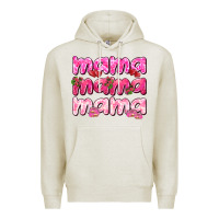 Oatmeal Heather Mama mama mama mother's day Premium Hoodie - HowdyJamesFarm