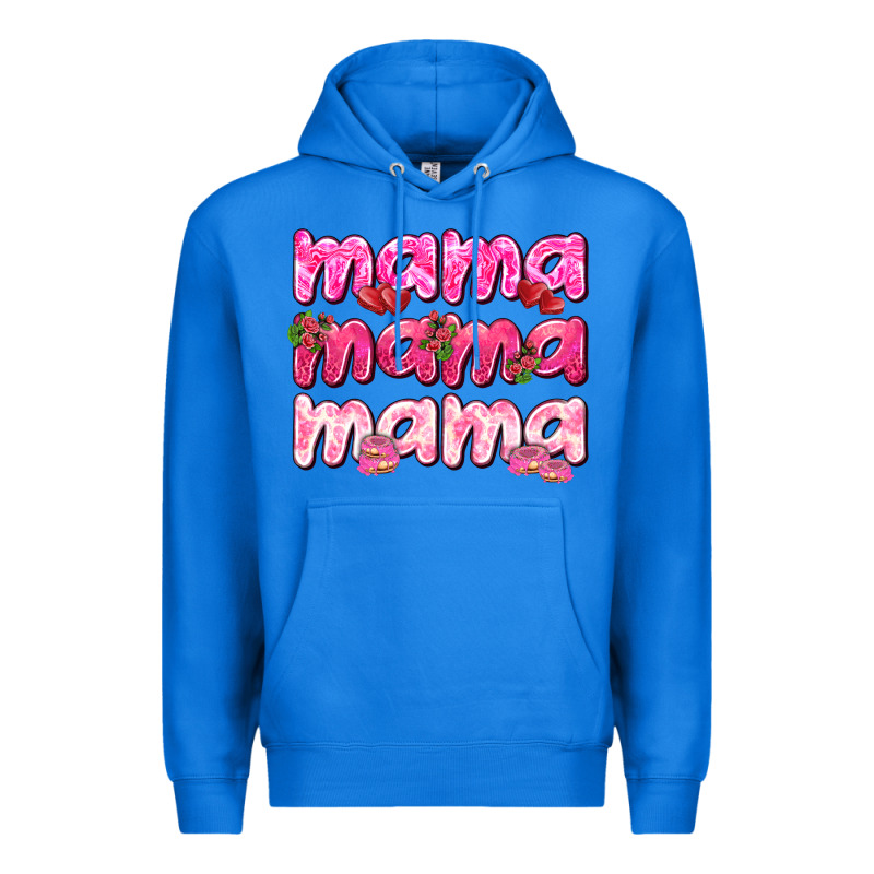 Mama Mama Mama Mother's Day Premium Hoodie by HowdyJamesFarm | Teevron