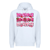 White Mama mama mama mother's day Premium Hoodie - HowdyJamesFarm