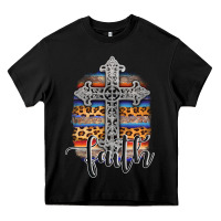 Black western faith Heavy Core Tee - AdoDesignShop
