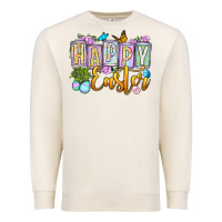 Sandshell Happy Easter Premium Sweatshirt - OliviaCreatesArt