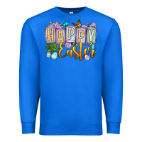 True Royal Happy Easter Premium Sweatshirt - OliviaCreatesArt