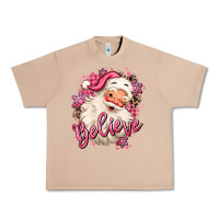 Burro believe pink christmas santa claus Urban Heavy Tee - MaliasSmallBusiness