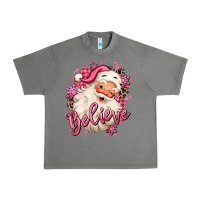 Tornado believe pink christmas santa claus Urban Heavy Tee - MaliasSmallBusiness