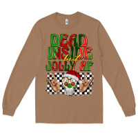 Toasted Coconut dead inside but jolly af Long Sleeve Tee - BarkalooDesign