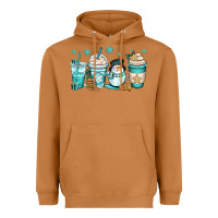 Meerkat winter coffee cups Heavyweight Hoodie - OliviaCreatesArt