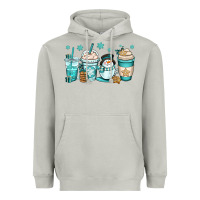 Moon Dust winter coffee cups Heavyweight Hoodie - OliviaCreatesArt