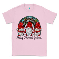 Bubblegum Pink merry Christmas Gnomes Rainbow Classic Tee - JahusDesignShop