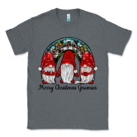 Charcoal Heather merry Christmas Gnomes Rainbow Classic Tee - JahusDesignShop