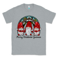Heather Grey merry Christmas Gnomes Rainbow Classic Tee - JahusDesignShop