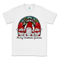 White merry Christmas Gnomes Rainbow Classic Tee - JahusDesignShop
