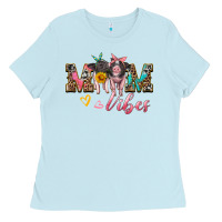 Baby Blue mom vibes baby pigs Ladies Tee - Artiststas