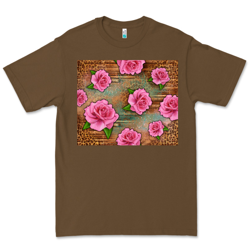 Western Pink Roses Premium Tee by LillyAllenDesigns | Teevron