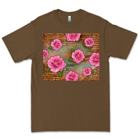 Cacao Western Pink Roses Premium Tee - LillyAllenDesigns