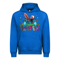 Cobalt Happy Easter Gamer Urban Hoodie - CowhideDigitalArt
