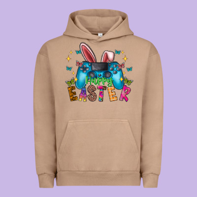 Happy Easter Gamer Urban Hoodie Designed By Cowhidedigitalart