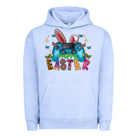 Pigment Grape Ice Happy Easter Gamer Urban Hoodie - CowhideDigitalArt