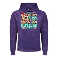 Cloud Purple baby its cold outside skeleton Vintage Hoodie - MaliasSmallBusiness