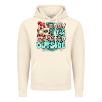 Vintage Artic baby its cold outside skeleton Vintage Hoodie - MaliasSmallBusiness