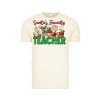 Vintage Arctic santa's favorite teacher Vintage Tee - MaliasSmallBusiness