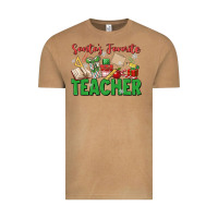 Vintage Camel santa's favorite teacher Vintage Tee - MaliasSmallBusiness