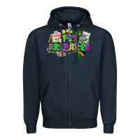Navy tax preparer mardi gras Zipper Hoodie - CowGirlArtShop