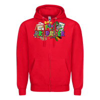 Red tax preparer mardi gras Zipper Hoodie - CowGirlArtShop