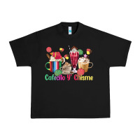 Black cafecito y chisme coffee cups Urban Heavy Tee - MaliasSmallBusiness
